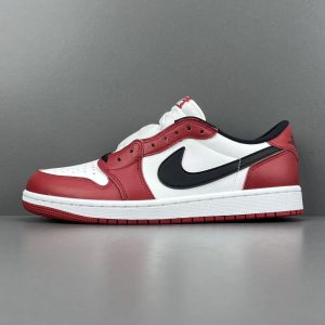 Air Jordan 1 Low OG "Black Muslin Varsity Red" HQ6998-600