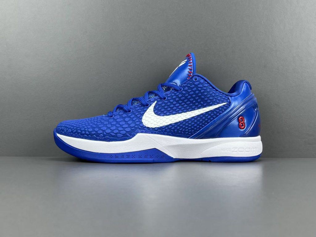 Nike Zoom Kobe 6 Protro Dodgers PE Low Top Basketball Shoes Men Blue White